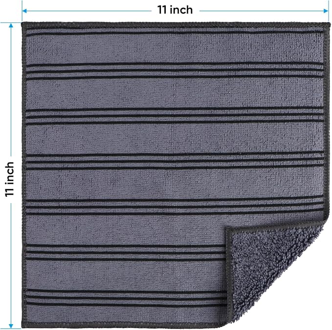 HOMEXCEL Microfiber Cleaning Cloth, Kitchen Towels 12 Pack, Lint Free, - Image 7