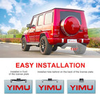 YIMU Backup Camera System with License Plate Backup Reverse Camera, Easy - Image 3