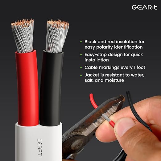 GEARit 10 Gauge Marine Wire, 10/2 AWG Marine Grade Tinned Copper Oxygen Free - Image 2