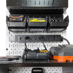 Wall Control Power Tool Storage Organizer Kit Cordless Drill Holder Charging - Image 7