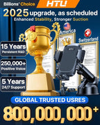 HTU 2025 Upgraded Car Phone Holder 【Safety Certs & No Smell】 Cell Phone Holder - Image 2