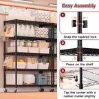 PrimeZone 3 Packs 36" W x 16" D x 79" H Wire Storage Shelves - Image 7