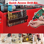 MUTUACTOR Magnetic Drill Bit Organizer, No Drilling Magnet Impact Drill Bit - Image 3