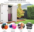 Outdoor Storage Cabinet, 52 Cu ft Resin Storage Box - Image 6