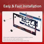 Moon Phases License Plate Frame Starry Sky Forest Moon License Plate Frames - Image 3