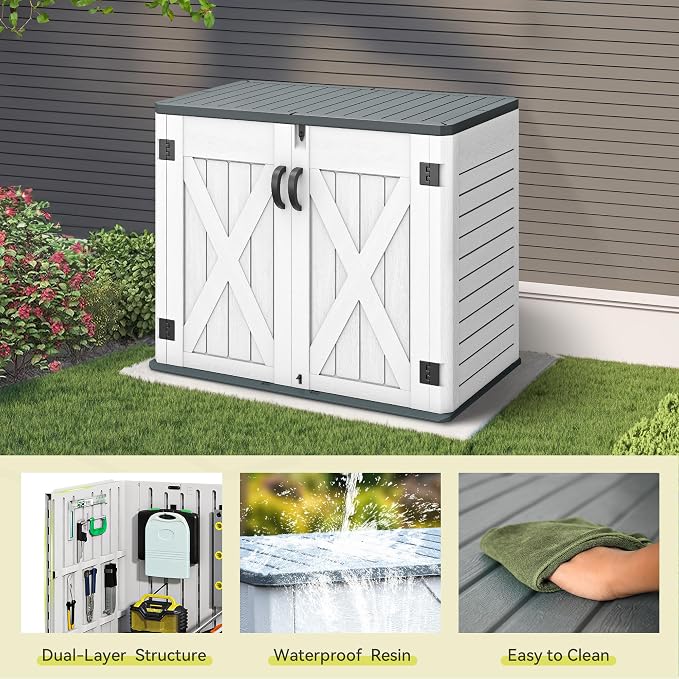 YITAHOME Outdoor Resin Storage Sheds - Image 4
