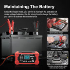 6-Amp Battery Charger, 12V Trickle Charger Car Battery Charger, Smart Automatic - Image 4