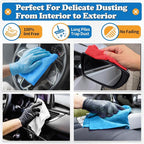 FIXSMITH Shop Towels, Microfiber Cleaning Cloth Bulk, Microfiber Towels - Image 3