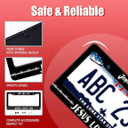 John 3:16 Jesus Loves You License Plate Frame Christian License Plate Frames - Image 2