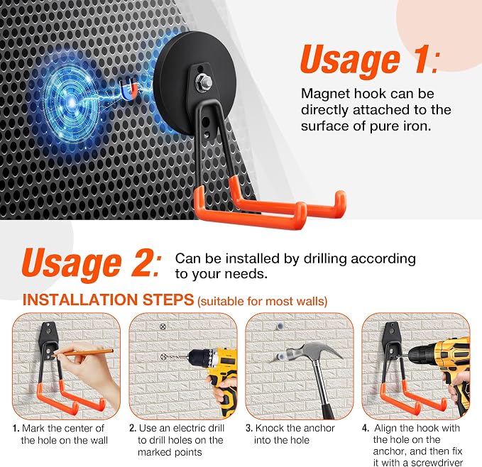2Pcs Large Strong Magnetic Hooks - Image 7