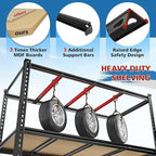 83.8" H Garage Shelving 59.8" W Metal Shelving 3000LBS Storage Shelves Heavy - Image 6