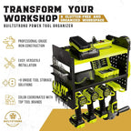 Heavy-Duty Metal Tool Storage Rack - Image 3