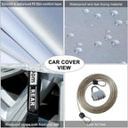 Tecoom Light Shell Waterproof UV-Proof Windproof Design Car Cover - Image 5