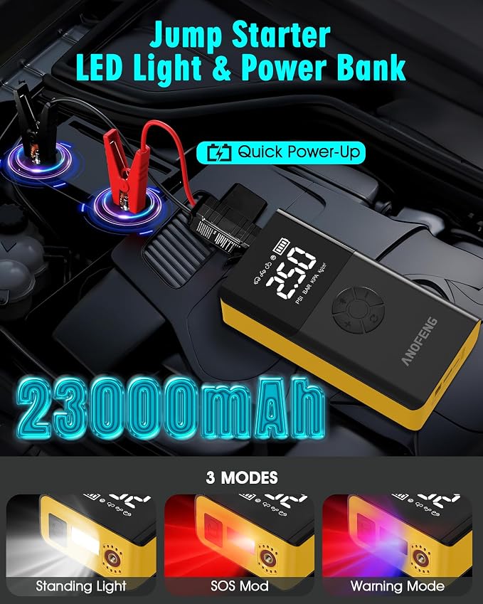 Portable 3000A Jump Starter - Image 2