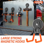 4Pcs Magnetic Hooks Heavy Duty, Large Strong Magnetic Storage Hook - Image 5