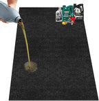 60" x 72" Giant Oil Drip Mat for Garage Driveway, Reusable Rubber Floor Oil by Nujzuir