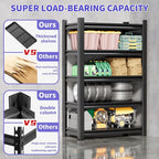 2 Set Garage Shelving Unit 72"H3000bls Heavy Duty Storage Shelves Easy Assembly - Image 7