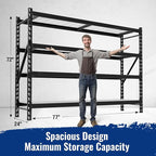 WORKPRO 8000LBS Storage Shelves, Heavy-Duty Metal Shelving Unit, Adjustable - Image 3