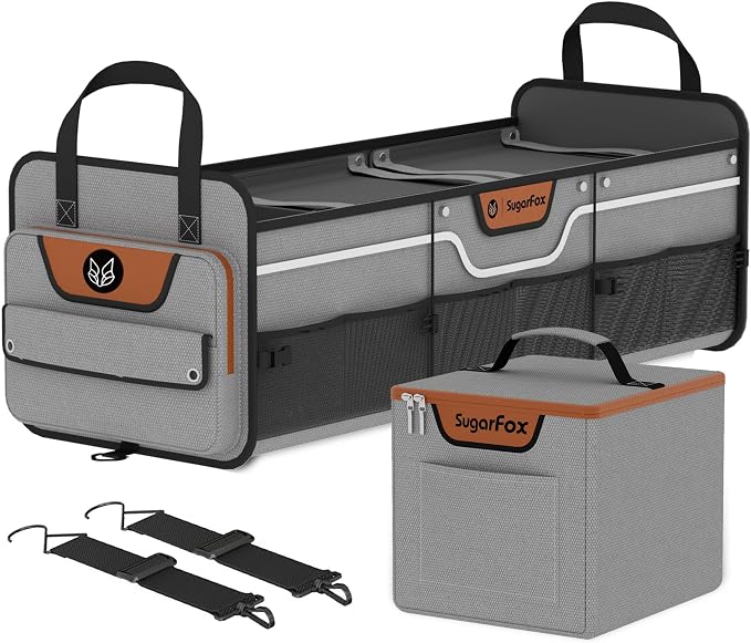 Trunk Organizer, Heavy-Duty Storage by SugarFox