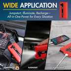 Wagan EL7601 iOnBoost V8 Slim Jump Starter 1200A Peak 12V Portable Lithium Car - Image 8
