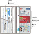 TOURSUIT Car Registration and Insurance Card Holder, Vehicle License Document - Image 2