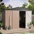 U-MAX 8x6 Storage Sheds & Outdoor Storage, Small Outdoor Storage Garden Outside by U-MAX