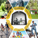 Happy Travel Bike Storage Shed Tent, Outdoor Portable Bicycle Storage Sheds - Image 8