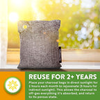 Charcoal Odor Absorber for Strong Odor, Bamboo Charcoal Air Purifying Bag - Image 4