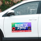 2 Pack, Personalized Magnetic Signs - Image 9