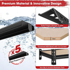 3 Pack 5 Tier Garage Shelving Unit, Adjustable Garage Storage Utility Rack - Image 7