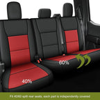 AOMSAZTO Seat Covers for Ford F150 XL XLT: 2015-2024 SuperCrew & F250 F350 F450 - Image 4