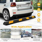 Rubber Parking Curb Garage Floor Stopper, Guide Wheel Stopper - Image 8