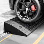 2 Pack 4'' Rise Rubber Curb Ramp Heavy Duty Loading Rubber Curb Ramps 22000lbs - Image 6