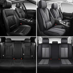 Car Seat Covers Front Only, Easy Install Luxury Leather Automotive Seat Covers - Image 8