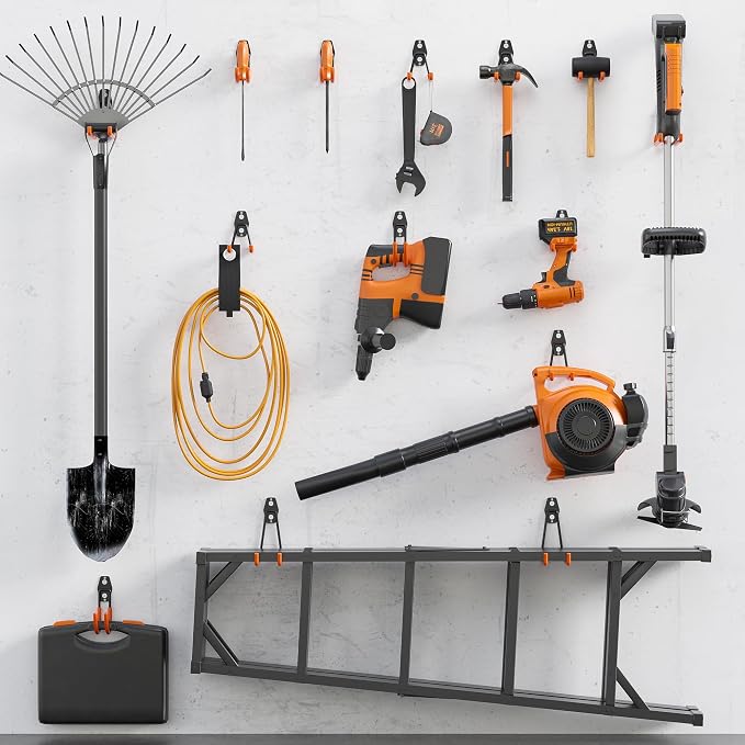 BONTEC Heavy Duty Garage Hooks, Anti-Slip Coated Black Steel - Image 7