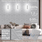 16 Pack Self-Adhesive Soundproof Wall Panels, 1.2lb/ft³ High Density, Thicker - Image 6