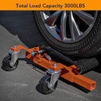2Pcs Car Wheel Dolly, 1500LBS Capacity Trailer Dolly - Image 3