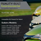 Premium Ceramic Front Brake Pads Compatible - Image 3