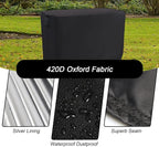 Kingling Outdoor Table Cover for Outdoor Bar Table, 55 Inch Waterproof Patio - Image 5