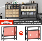 Heavy Duty Garage Shelves – Metal Shelving Unit - Image 6