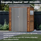 MyVoice 3x5 FT Wooden Outdoor Storage Shed - Image 8