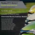 Premium Ceramic Rear Brake Pads Compatible - Image 3