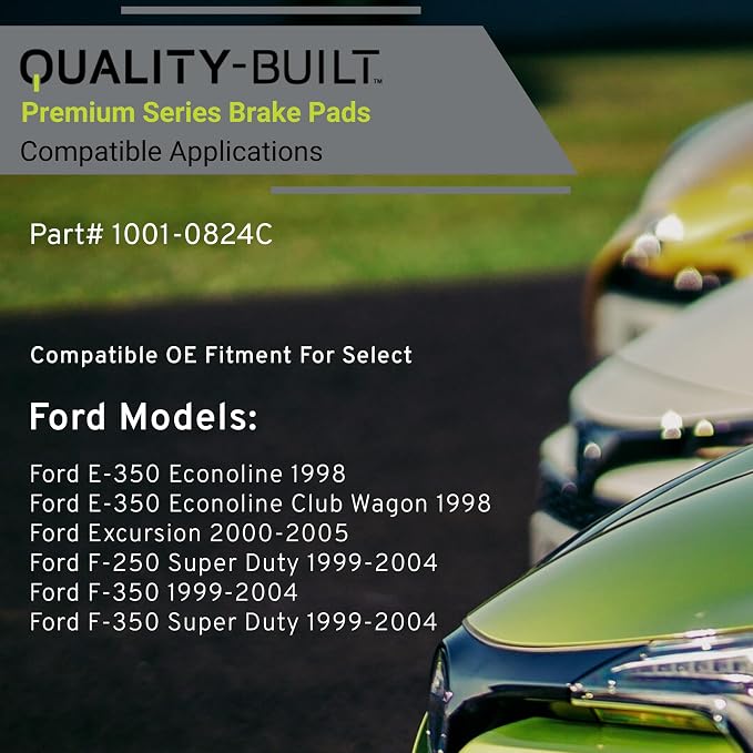Premium Ceramic Front Brake Pads Compatible - Image 3