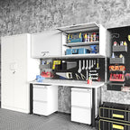 White Metal Wall Cabinet for Bathroom - Image 7