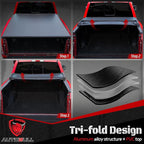 Soft Tri Fold Tonneau Cover Compatible - Image 3