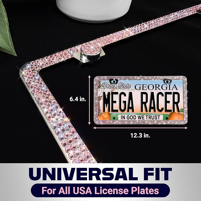 Glamorous Bling License Plate Frame - Image 2