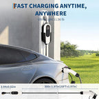 Level 2 EV Charger, 32A 240V Voltage, NEMA 14-50 Plug, 25ft Cable, Adjustable - Image 6