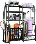 Garage Sports Equipment Organizer, Golf Bag Storage Rack, Heavy Duty Ball Holder by Faesun