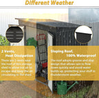 6x4 FT Outdoor Metal Storage Shed - Image 8