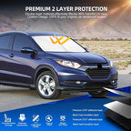 Windshield Sun Shade for Honda HR-V 2016-2022 Foldable HRV Sunshade Custom Fit - Image 3